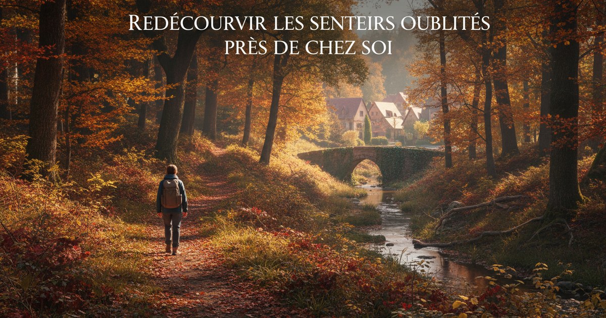 Redécouvrir les sentiers oubliés près de chez soi