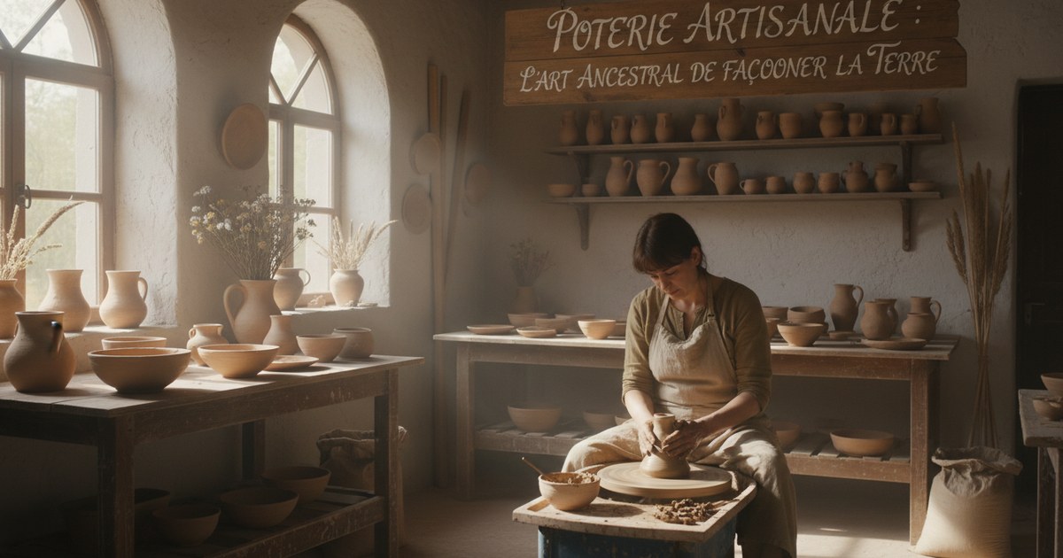 Poterie artisanale : l’art ancestral de façonner la terre